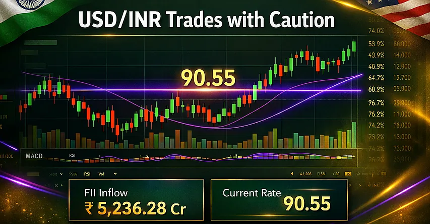 USD/INR Trades with Caution on FIIs’ Return After US-India Trade Deal Confirmation